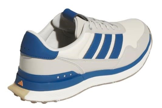 Adidas S2G 26 Leather Spikeless mens golf shoes, chalk white/dusky petrol/beige