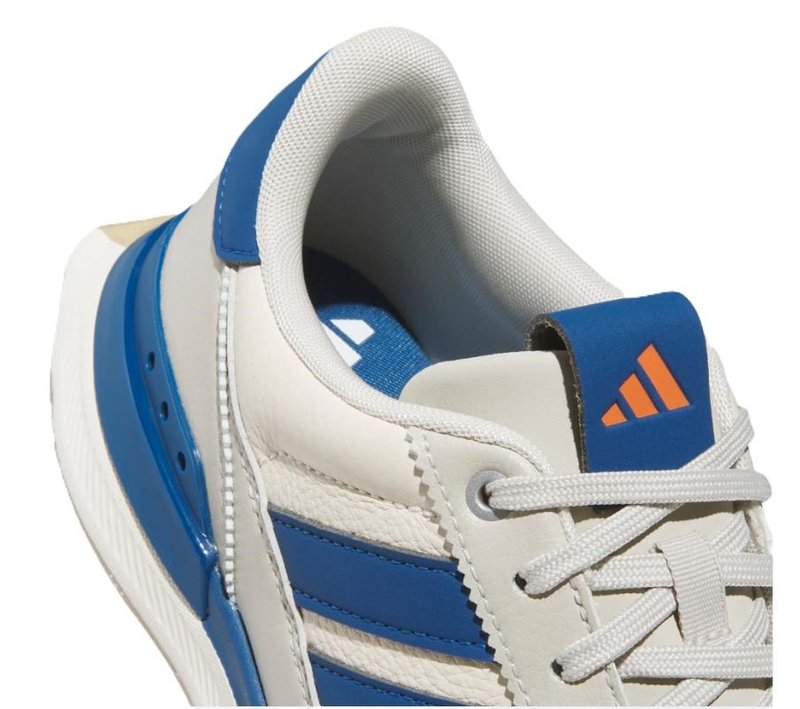 Adidas S2G 26 Leather Spikeless mens golf shoes, chalk white/dusky petrol/beige