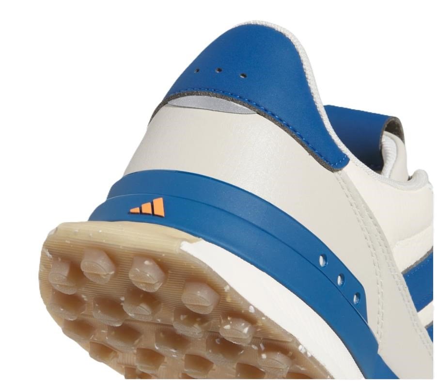 Adidas S2G 26 Leather Spikeless mens golf shoes, chalk white/dusky petrol/beige