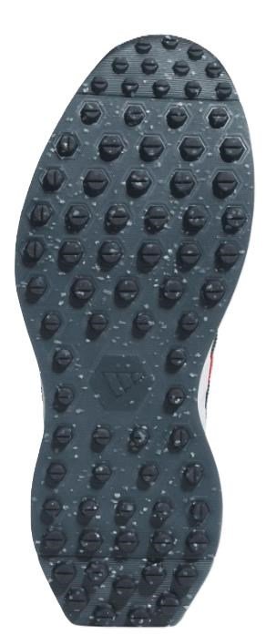 Adidas S2G 26 Boa mens golf shoes, cloud white/collegiate navy/better scarlet