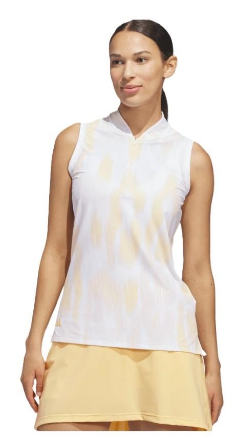 Adidas Ultimate365 Tour Printed Sleeveless women's polo, seicta