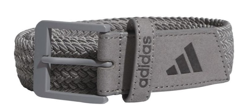 Adidas Braid Stretch men's belt, grey three