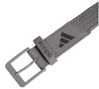 Adidas Braid Stretch men's belt, grey three