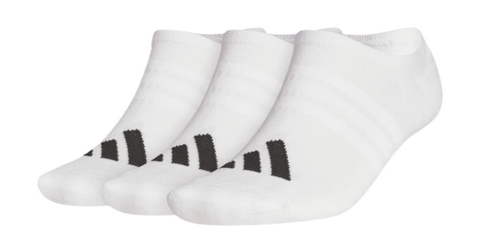 Adidas No Show men's socks (3 Pairs), white