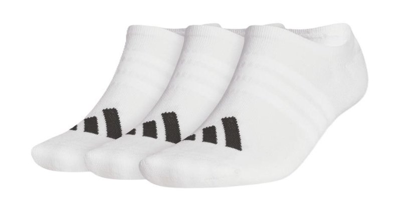 Adidas No Show men's socks (3 Pairs), white