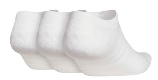 Adidas No Show men's socks (3 Pairs), white