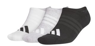 Adidas Performance No Show men's socks (3 Pairs), white/grey/black