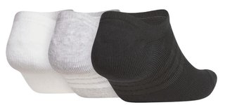 Adidas Performance No Show men's socks (3 Pairs), white/grey/black