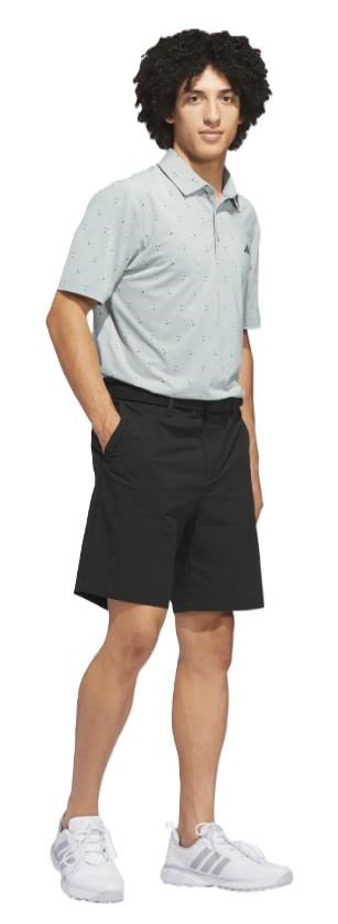 Adidas Ultimate365 Essence Print men's polo, wonder sage
