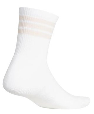 Adidas Half Crew 3-Stripes unisex socks (1 Pair), white/blush pink