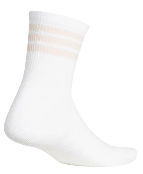 Adidas Half Crew 3-Stripes unisex socks (1 Pair), white/blush pink