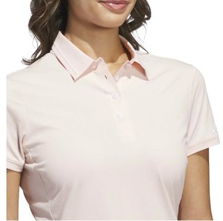 Adidas Ultimate365 Tour Twistknit women's polo, blush pink