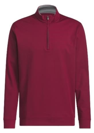 Adidas Ultimate365 Classic Quarter-Zip men's sweatshirt, burgundy