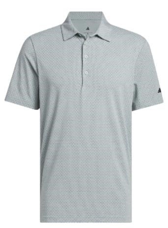 Adidas Ultimate365+ Go-To Print men's polo, wosa/navy