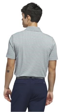 Adidas Ultimate365+ Go-To Print men's polo, wosa/navy