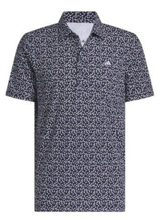 Adidas Ultimate+ Print men's polo, navy/white
