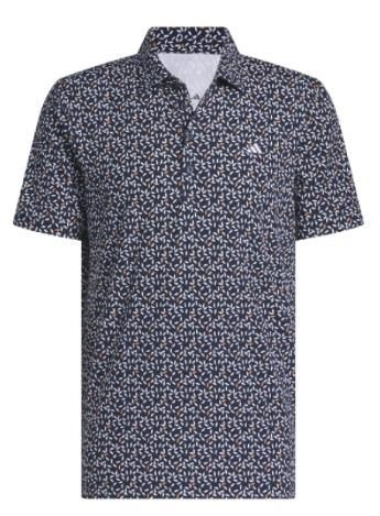 Adidas Ultimate+ Print men's polo, navy/white