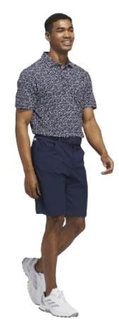 Adidas Ultimate+ Print men's polo, navy/white