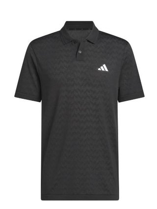 Adidas Tour Seamless men's polo, black/carbon