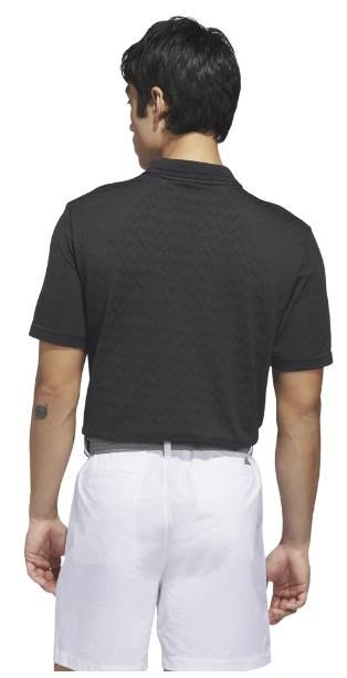 Adidas Tour Seamless men's polo, black/carbon