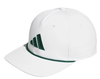 Adidas Tour 5-panel men's golf cap, white/green
