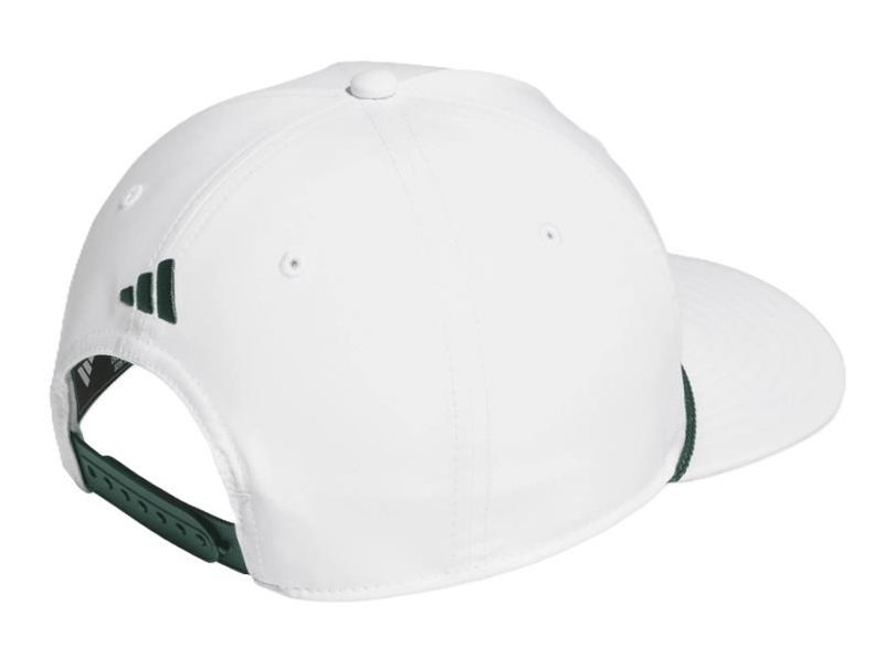 Adidas Tour 5-panel men's golf cap, white/green