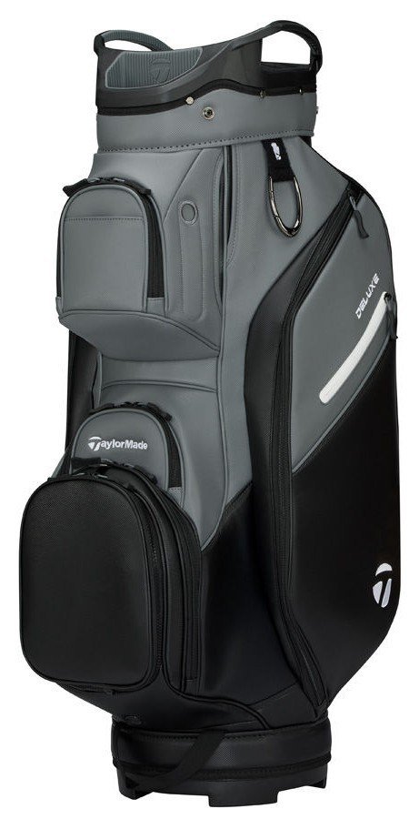 TaylorMade Deluxe cart bag, black/gray
