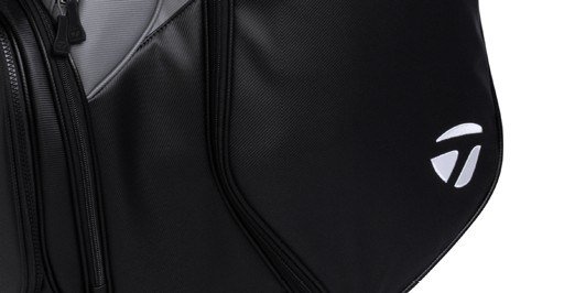 TaylorMade Deluxe cart bag, black/gray