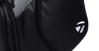 TaylorMade Deluxe cart bag, black/gray