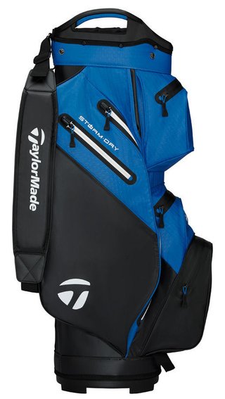 TaylorMade Storm Dry cart bag, black/blue