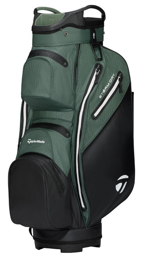 TaylorMade Storm Dry cart bag, black/dark sage