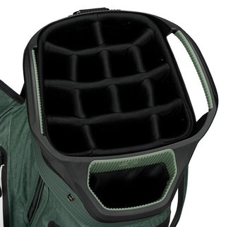 TaylorMade Storm Dry cart bag, black/dark sage