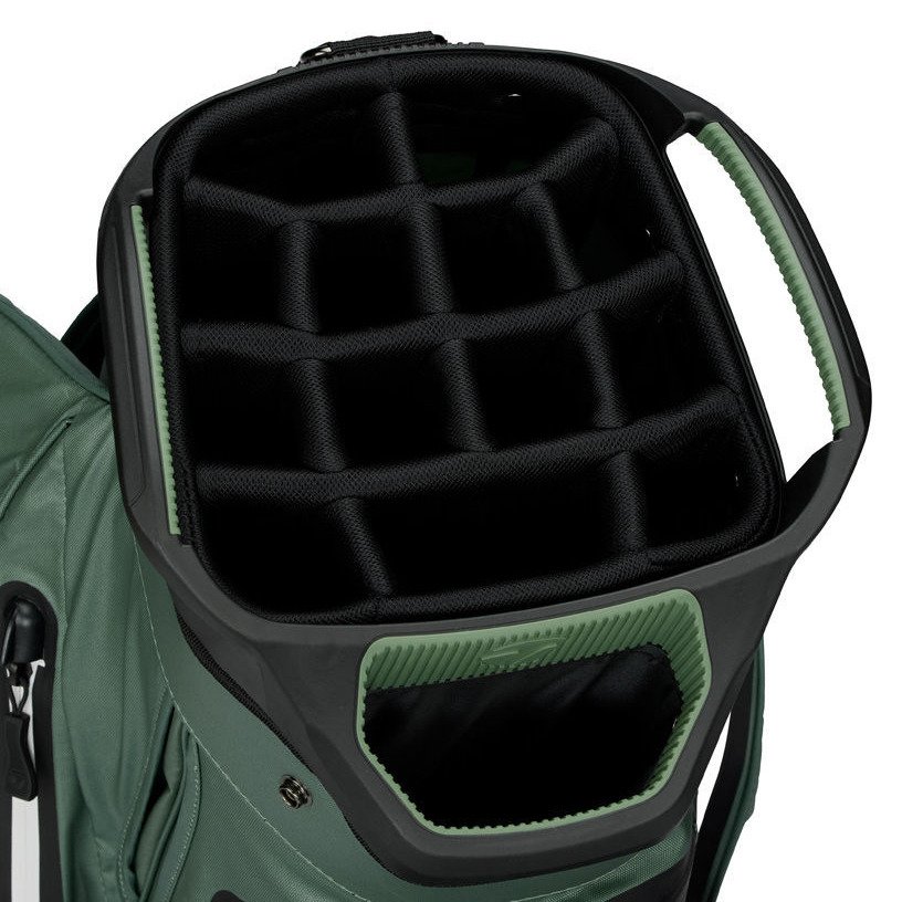 TaylorMade Storm Dry cart bag, heritage icon dark sage