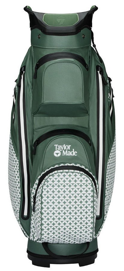 TaylorMade Storm Dry cart bag, heritage icon dark sage