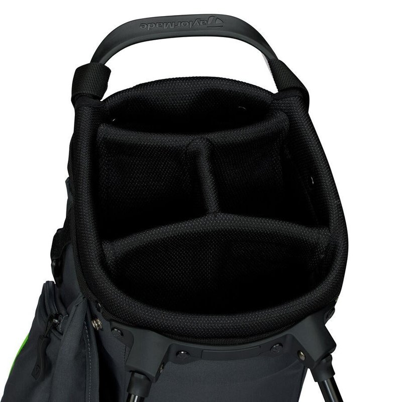 TaylorMade FlexTech stand bag, grey/neon green