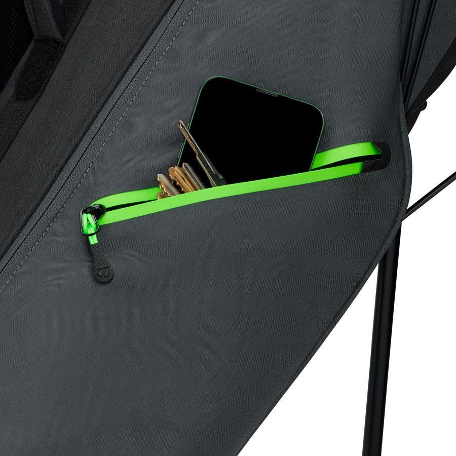 TaylorMade FlexTech Carry stand bag, grey/black/neon green