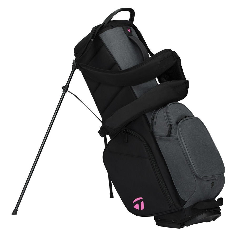 TaylorMade FlexTech Crossover stand bag, grey/pink/black
