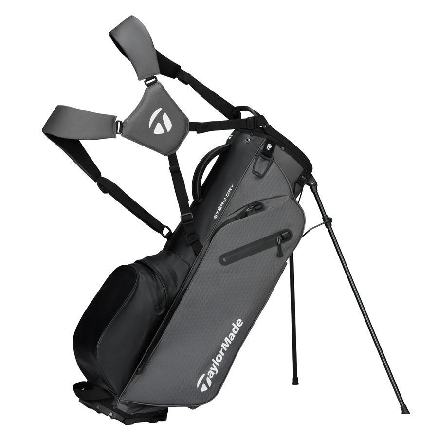 TaylorMade Storm-Dry Waterproof stand bag, grey/black