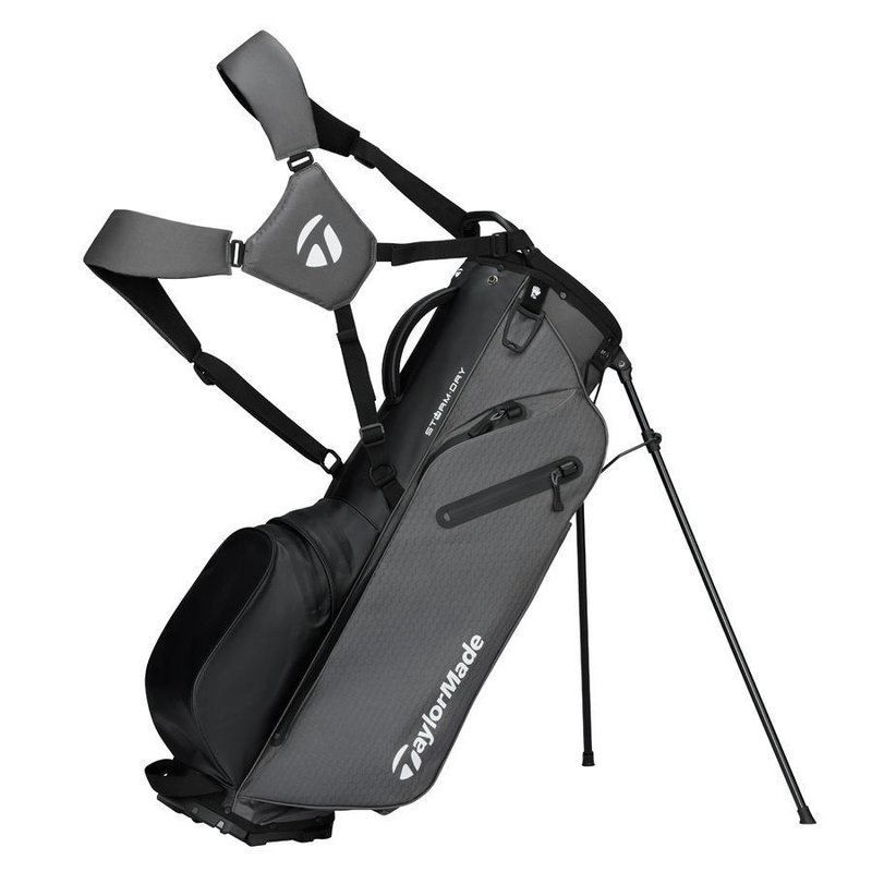 TaylorMade Storm-Dry Waterproof stand bag, grey/black