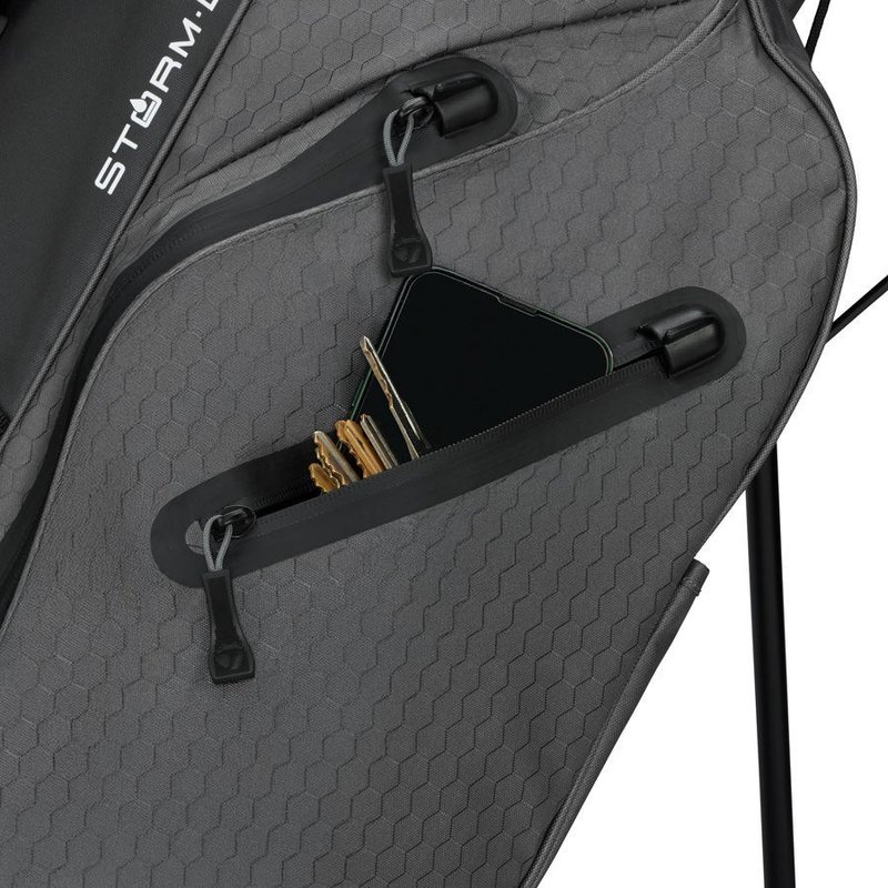 TaylorMade Storm-Dry Waterproof stand bag, grey/black
