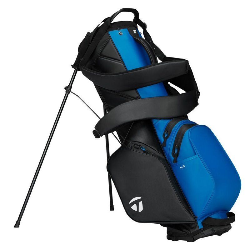 TaylorMade Storm-Dry Waterproof stand bag, black/blue
