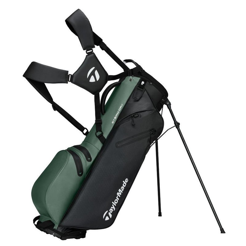 TaylorMade Storm-Dry Waterproof stand bag, black dark sage