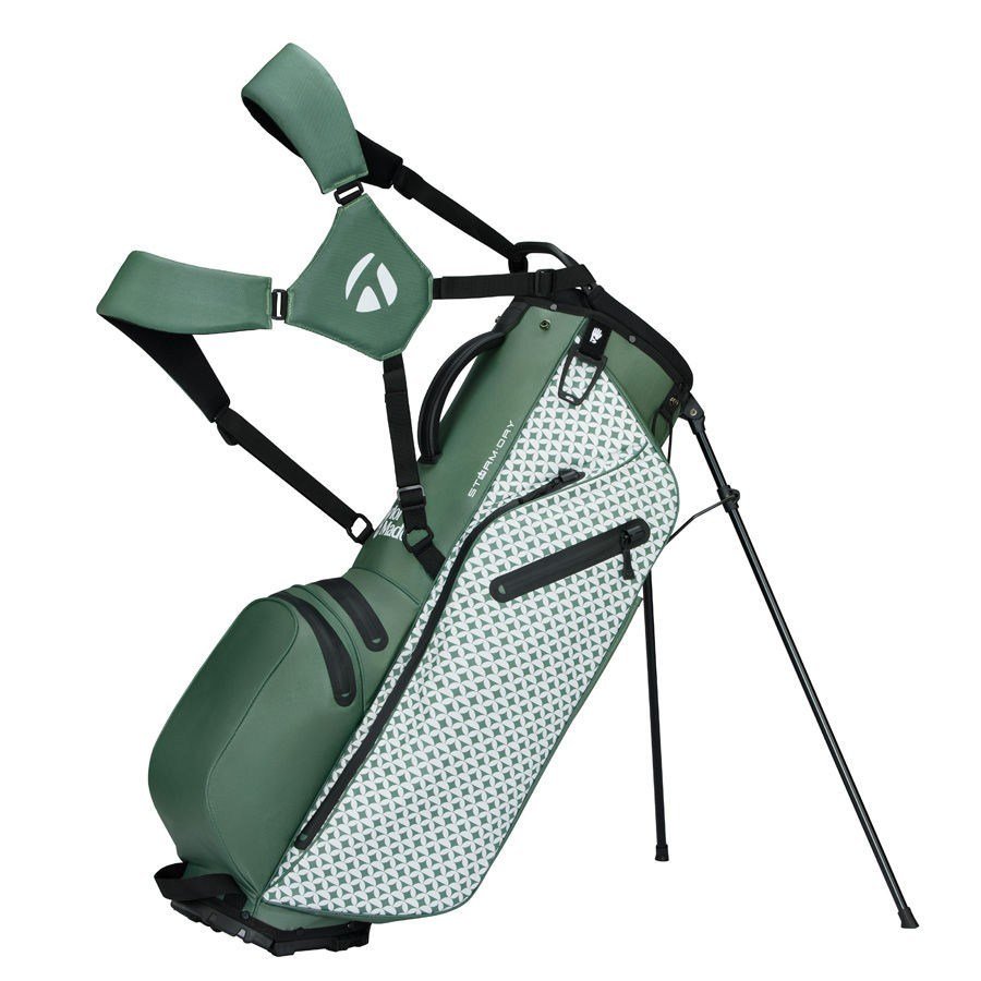 TaylorMade Storm-Dry Waterproof stand bag, heritage icon dark sage