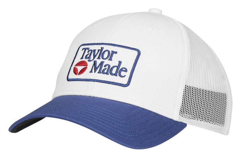 TaylorMade Radar Legacy Trucker men's cap, white/navy