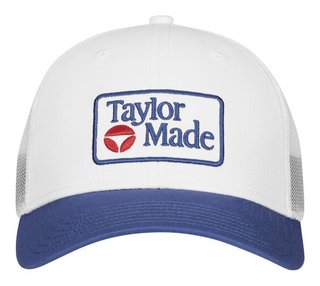 TaylorMade Radar Legacy Trucker men's cap, white/navy