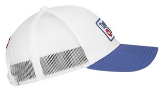 TaylorMade Radar Legacy Trucker men's cap, white/navy