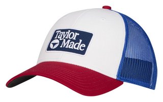 TaylorMade Radar Legacy Trucker men's cap, red/white/blue