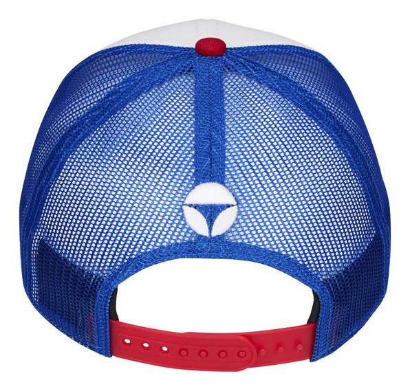 TaylorMade Radar Legacy Trucker men's cap, red/white/blue