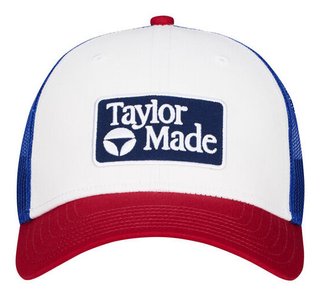 TaylorMade Radar Legacy Trucker men's cap, red/white/blue