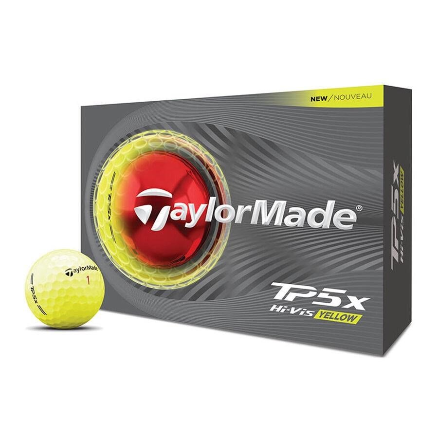 TaylorMade TP5x golf balls 2026, yellow